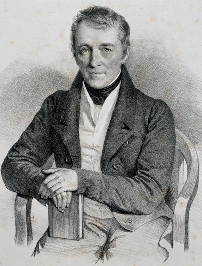 ゲオルク・フリードリヒ・トライツキーの肖像（ドイツ・アウグスブルク 作： Josef Nikolaus Kriehuber