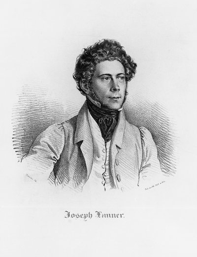 ヨーゼフ・フランツ・カール・ラナーの肖像（ウィーン） 作： Josef Nikolaus Kriehuber