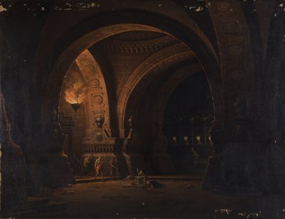 シーザー オクタヴィアヌスはアントニーの死体にクレオパトラを発見 作： Josef Platzer