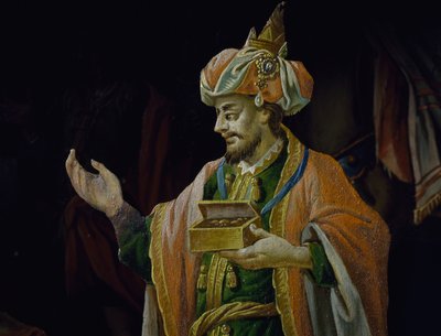 バルタザール、マギの崇拝 作： Josef Renzler