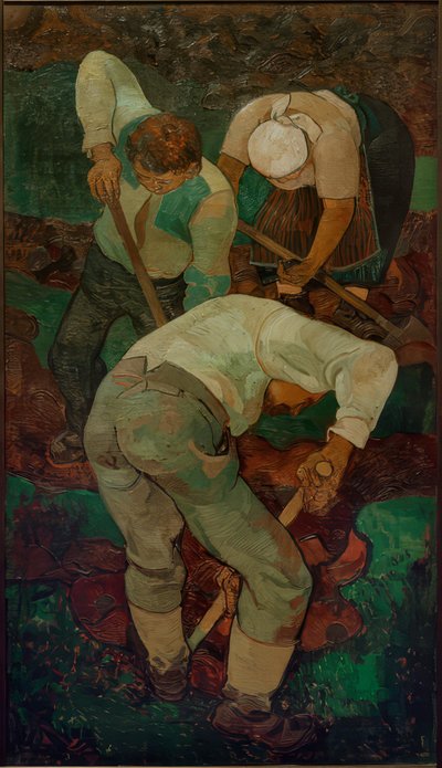 掘削農家の労働者 作： Josef Scharl