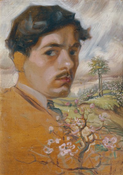 自画像 作： Josef Wawra