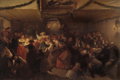 ヴァンゴーカーの結婚パーティー、1857 作： Josef Wilhelm Wallander