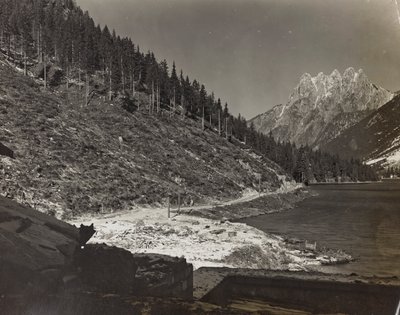 アルバム "Meine weltkriegs - Erinnerungen South-West Front (Carinthia, Italien, South Tyrol) (私の世界大戦-南西戦線の記憶（カリンシア、イタリア、トレンティーノ・アルト・アディジェ）1915年3月31日-1918年11月19日 - Josef Zohles Wien ": 山の風景（モノクロ写真 作： Josef Zohles