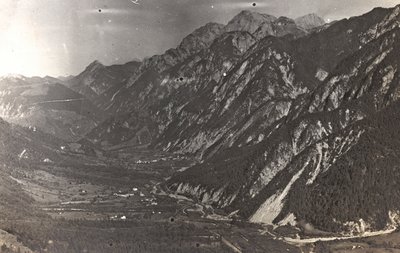 アルバム "Meine weltkriegs - Erinnerungen South-West Front (Carinthia, Italien, South Tyrol) (私の世界大戦-南西戦線の思い出（カリンシア、イタリア、トレンティーノ・アルト・アディジェ）1915/03/1931-12/11/1918 - Josef Zohles Wien ": パノラマ（モノクロ写真 作： Josef Zohles
