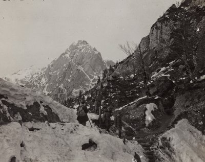 アルバム「Meine weltkriegs - Erinnerungen South-West Front (Carinthia, Italien, South Tyrol) (私の世界の戦争-南西戦線の思い出（カリンシア、イタリア、トレンティーノ・アルト・アディジェ）31/03/1915-12/11/1918 - Josef Zohles Wien ":ロスコーフェル（モンテ・カヴァロ）( 作： Josef Zohles