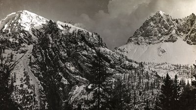 アルバム「Meine weltkriegs - Erinnerungen South-West Front (Carinthia, Italien, South Tyrol) (私の世界の戦争-南西戦線の思い出（カリンシア、イタリア、トレンティーノ・アルト・アディジェ）1915年3月31日-1918年11月19日 - Josef Zohles Wien ": アルプスの戦場（モノクロ写真 作： Josef Zohles