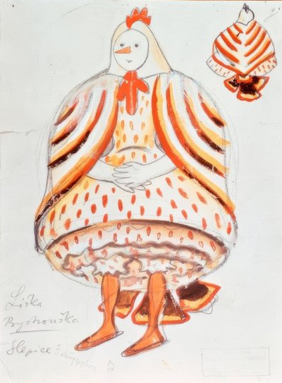 ジャナセク、賢いリトルフォックス-置物 作： Josef Čapek