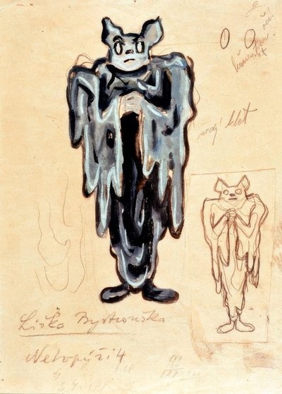 ジャナセク、賢いリトルフォックス-置物 作： Josef Čapek