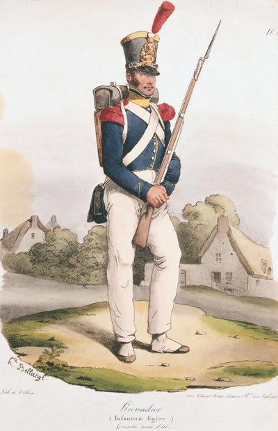 グレナディア・ガード 作： Joseph Louis Hippolyte Bellange