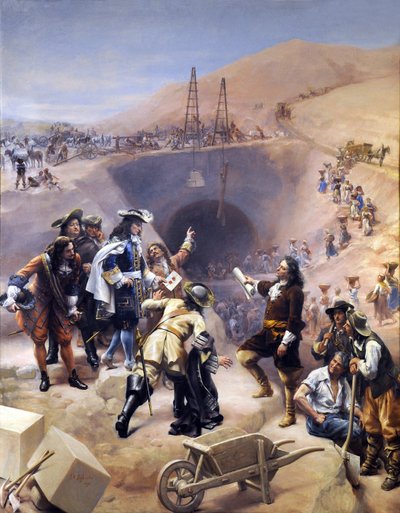 ミディ運河建設現場 作： Joseph Noel Sylvestre