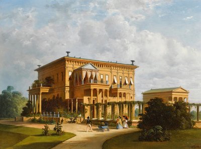 セルギエフカにあるロイヒテンベルク公の夏の宮殿、1873年。 作： Joseph Andreas Weiss