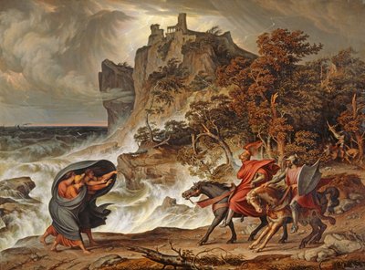 マクベスと魔女、1829-30 作： Joseph Anton Koch