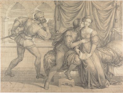 パオロとフランチェスカ、ジャンチョットマラテスタ、1809年。 作： Joseph Anton Koch