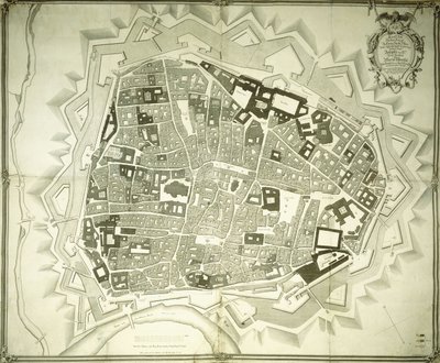 ウィーンの刻まれた計画、1770年 作： Joseph Anton Nagel