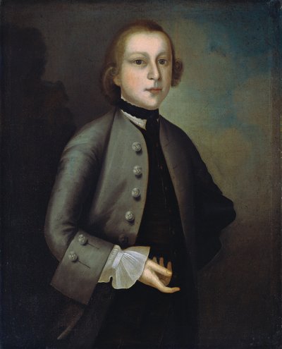 アイザック・フォスター・ジュニア、1755年。 作： Joseph Badger