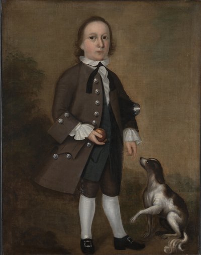 ジェレマイア・ベルナップ、c。 1758年（キャンバスに油彩） 作： Joseph Badger
