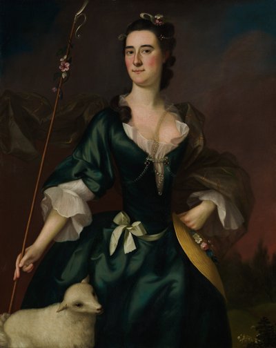 メアリー・シルベスター、1754年。 作： Joseph Blackburn