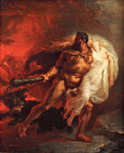 アルチェステを地獄から引き離すヘラクレス、1806年頃。 作： Joseph Boniface Franque