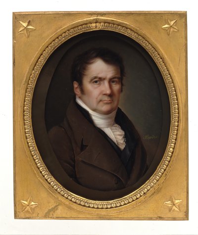 男性の肖像、カリフォルニア州。 1810年。 作： Joseph Bordes