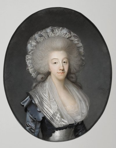 サヴォイアのマリア テレジア王女 1756 年から 1805 年、アルトワ伯爵夫人、1785 年。 作： Joseph Boze