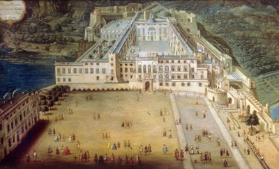 1732年のモナコの宮殿 作： Joseph Bressan