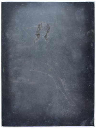 （髪を直すヌード女性） 作： Joseph C. Claghorn