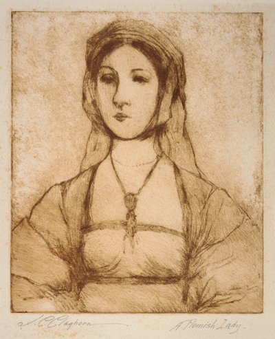 フランドルの貴婦人 作： Joseph C. Claghorn