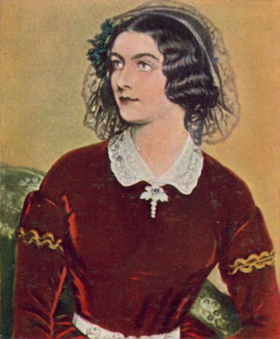 バイエルン国王ルートヴィヒ1世の愛人となったアイルランド人ダンサー、ローラ・モンテス（カラーリトグラフ） 作： Joseph Carl (after) Stieler