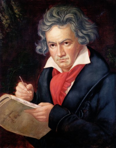 ルートヴィヒ・ヴァン・ベートーヴェン（1770-1827）「ミサ・ソレムニス」を作曲 作： Joseph Carl Stieler