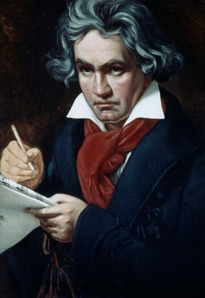 ルートヴィヒ・ヴァン・ベートーヴェン（1770-1827）（ドイツの作曲家、ピアニスト）ヨーゼフ・カール・スティーラーによる肖像画 作： Joseph Carl Stieler