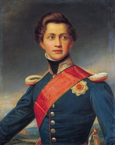 Othon Ier de Grece - ギリシャ王オットーの肖像 - Stieler, Joseph Karl (1781-1858) - 1832 - キャンバスに油彩 - 89x68 - ベナキ美術館、アテネ 作： Joseph Carl Stieler