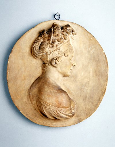 レカミエ夫人の円形レリーフ 1801-1802年頃 （テラコッタ製） 作： Joseph Chinard