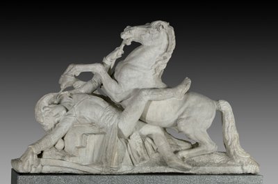 1800年6月14日のマレンゴの戦いでのルイチャールズアントワーヌデサイクス将軍の死 作： Joseph Chinard