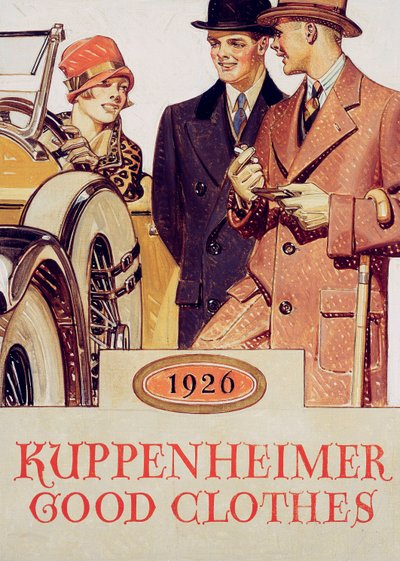 クッペンハイマーのいい服 作： Joseph Christian Leyendecker