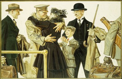 ホームカミング 作： Joseph Christian Leyendecker