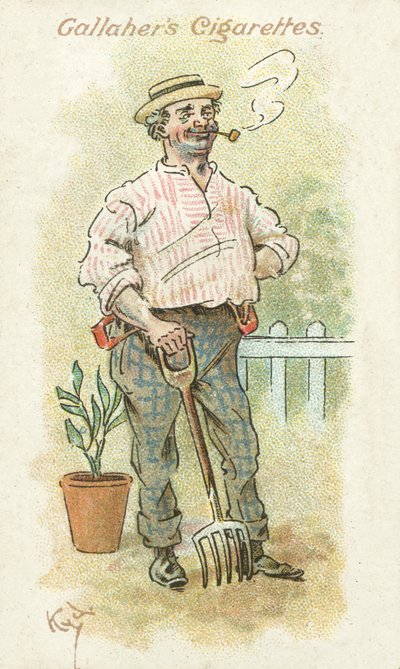 雑草の投票者22号（カラーリトグラフ） 作： Joseph Clayton (1856 1937) Clarke