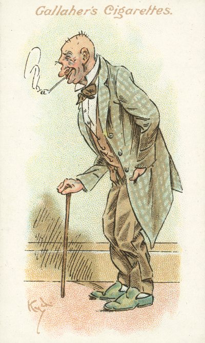 雑草の投票者 38号（カラーリトグラフ） 作： Joseph Clayton (1856 1937) Clarke