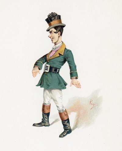 ベイリージュニア氏、「チャールズディケンズのキャラクタースケッチ」、1890年頃のイラスト 作： Joseph Clayton Clarke