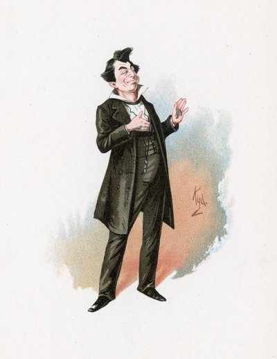 ペックスニフ氏、「チャールズディケンズのキャラクタースケッチ」のイラスト、1890年頃 作： Joseph Clayton Clarke