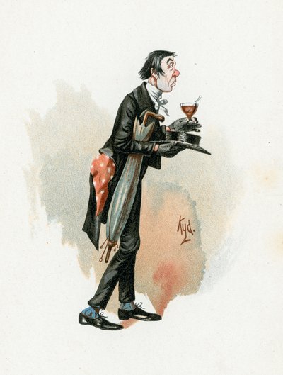 Stiggins氏、「Charleser Sketches from Charles Dickens」、1890年頃のイラスト 作： Joseph Clayton Clarke