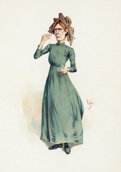 サリーブラス、「Charleser Sketches from Charles Dickens」、1890年頃のイラスト 作： Joseph Clayton Clarke