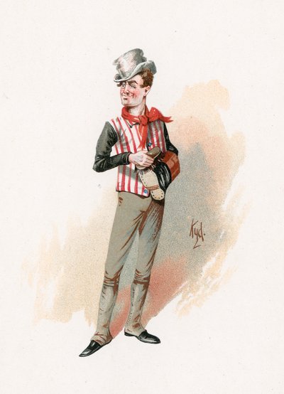 サムウェラー、「Charleser Sketches from Charles Dickens」、1890年頃のイラスト 作： Joseph Clayton Clarke