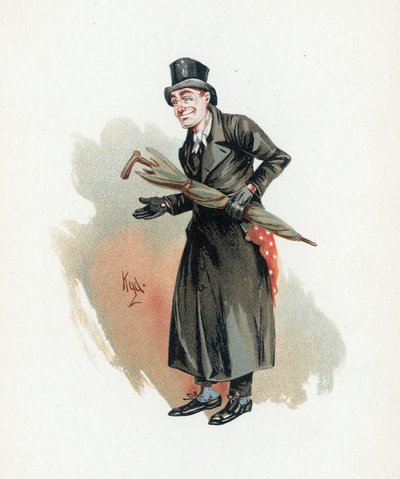 サンプソンブラス、「Charleser Sketches from Charles Dickens」、1890年頃のイラスト 作： Joseph Clayton Clarke