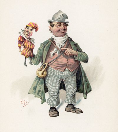 短い、「チャールズディケンズのキャラクタースケッチ」、1890年頃のイラスト 作： Joseph Clayton Clarke