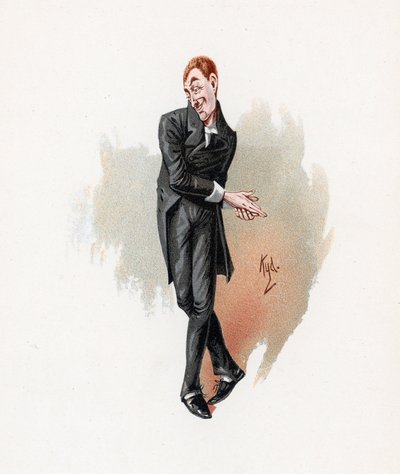ウリア・ヒープ、「チャールズ・ディケンズのキャラクタースケッチ」のイラスト、1890年頃 作： Joseph Clayton Clarke