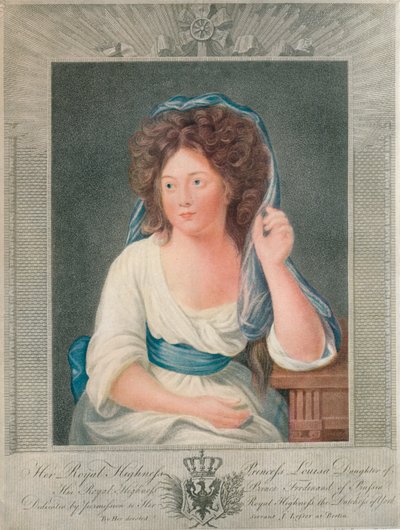 ルイザ王女殿下、プロイセンのフェルディナンド王子殿下の娘、19歳 作： Joseph Collyer