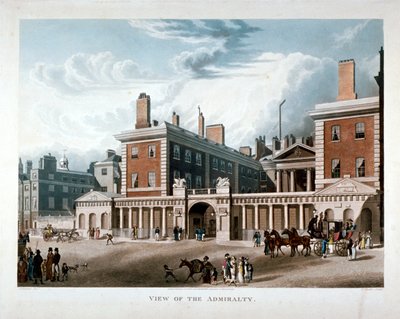 The Admiralty, Whitehall, Westminster, London, 1818 作： Joseph Constantine Stadler