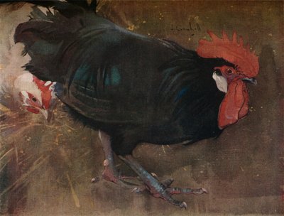 ブラックコック、c1894 作： Joseph Crawhall
