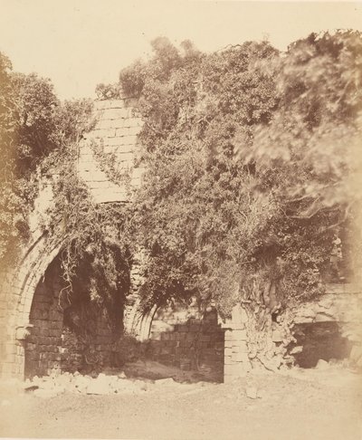 カークストール・アビー。南側の廃墟、1850年代。 作： Joseph Cundall